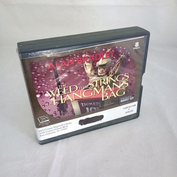 The Weed That Strings The Hangman's Bag  Audiobook CD Set Ex-Library - Picture 1 of 4